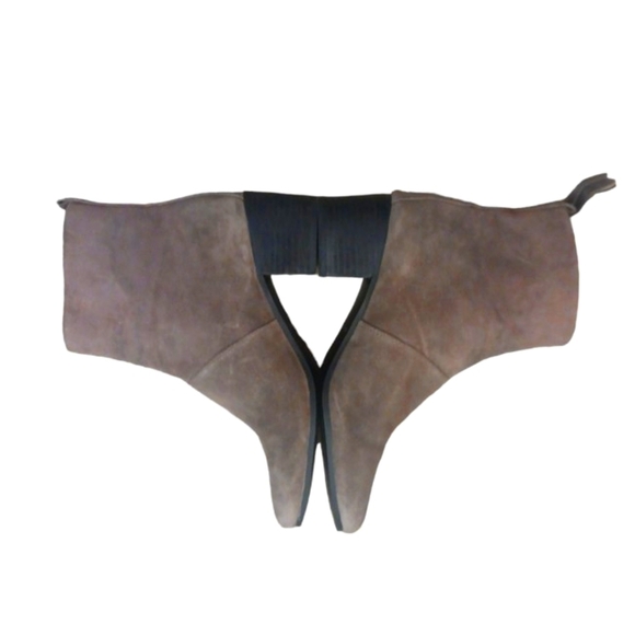 Banana Republic Suede Ankle Boot Women's Taupe Bootie size 7 - Picture 2 of 9